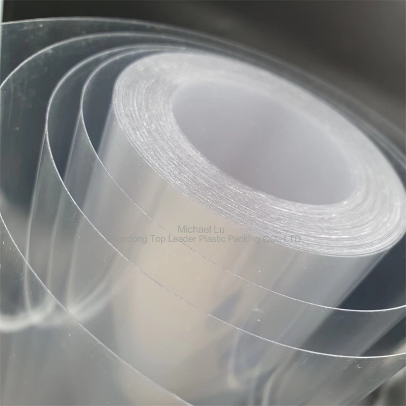 Antiblock-PET-Blisterfolie für lebensmittelechte Schalen
