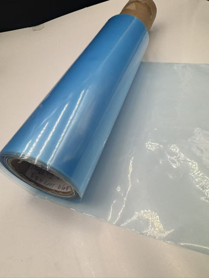 Der Azure Shield: Blaue LDPE/Surlyn-Folie an der Spitze des Oberflächenschutzes