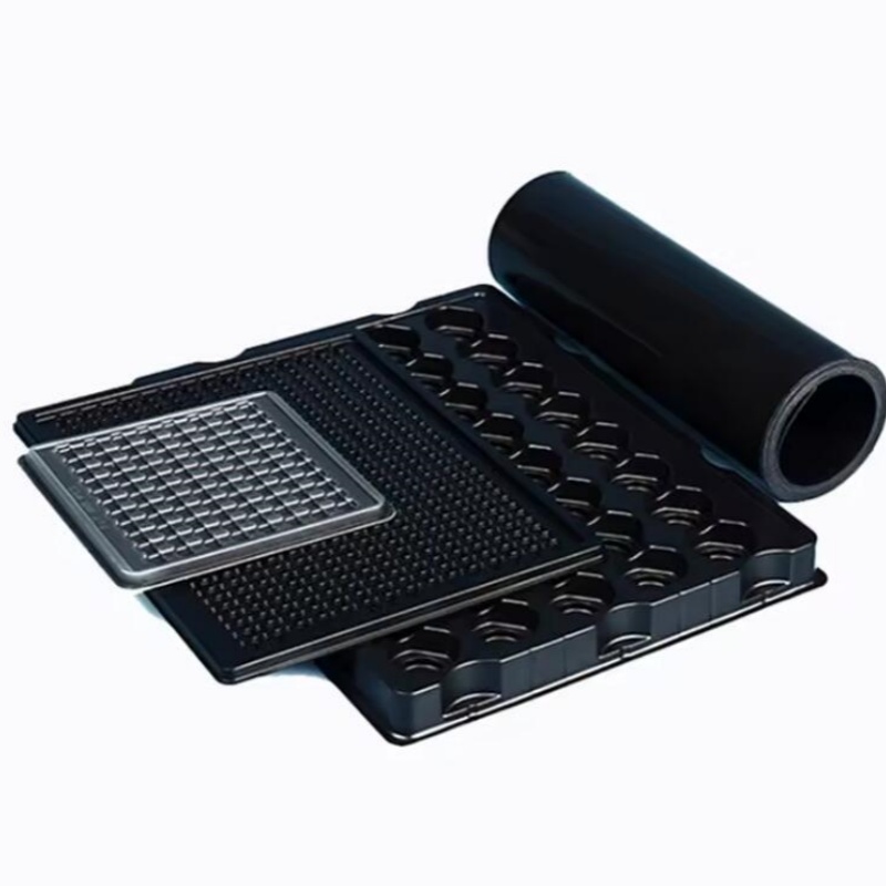 HIPS rigid film for electronic packing