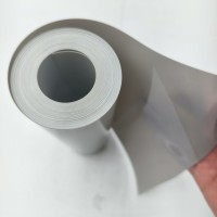 Poltrda siva PVC folija za dekoracijo