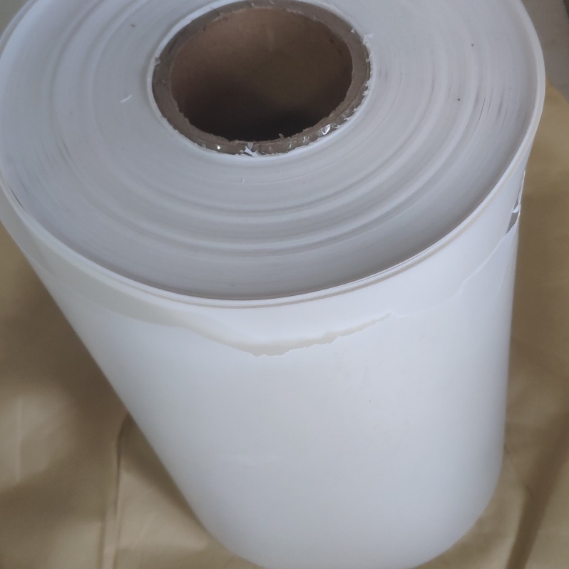 Bio-based, compostable, biodegradable PLA white roll