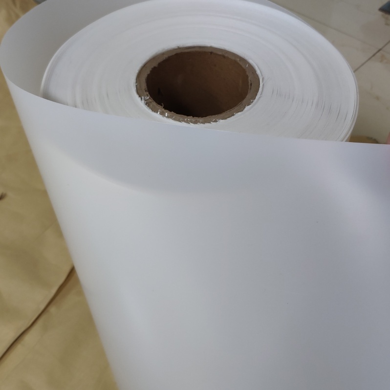Bio-based, compostable, biodegradable PLA white roll