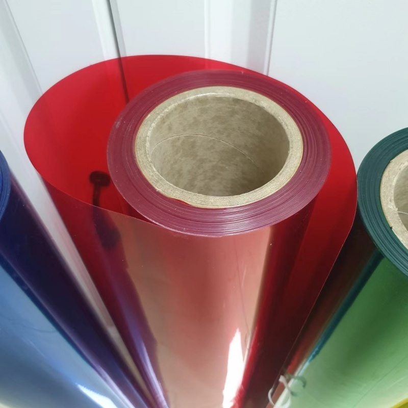 Prozorna PVC barvna folija, ki jo je mogoče toplotno zatesniti