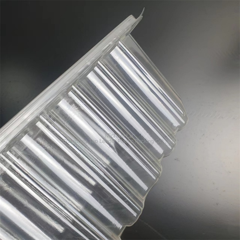 Barquette à fruits transparente en PET thermoformable pour température ambiante