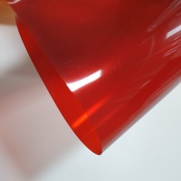 0.3mm dark red and orange PVC rigid sheets