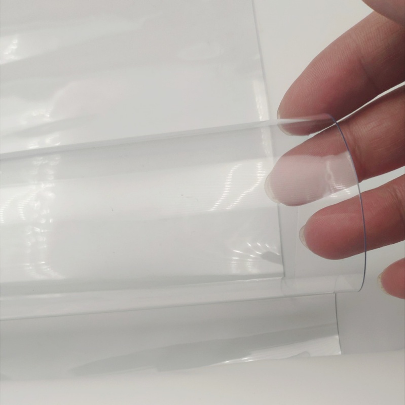 Two ultra-transparent soft PVC sheets, 0.5mm 1mm