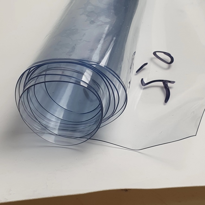 super clear soft pvc film production