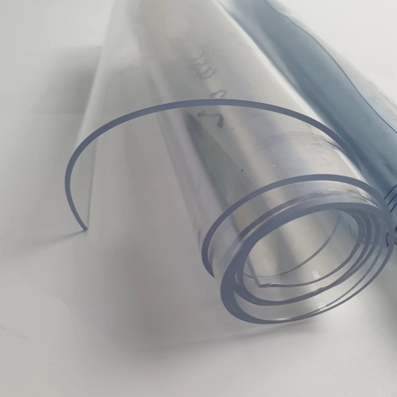 super clear soft pvc film production