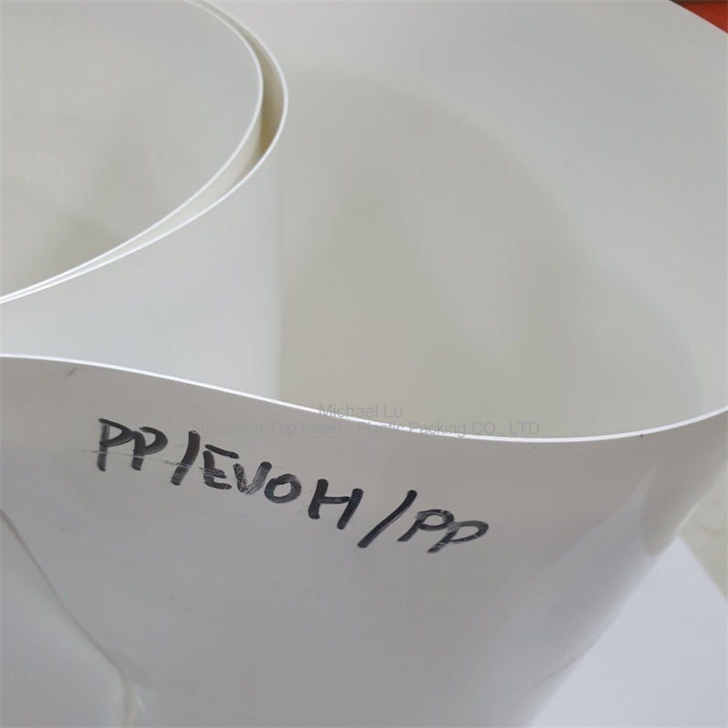 1mm white opaque polypropylene sheet with evoh