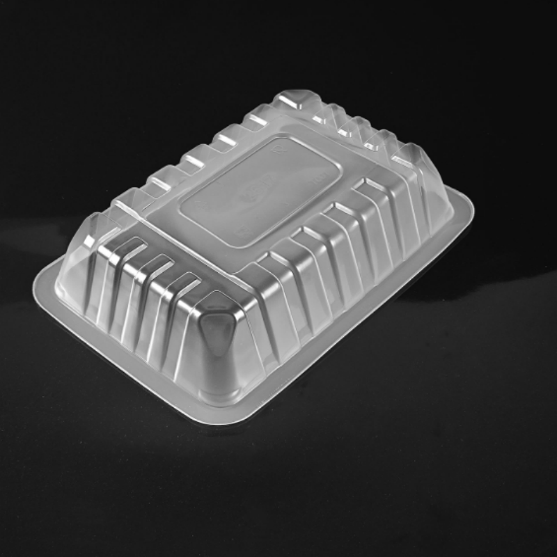 Barquettes rectangulaires en plastique PP, contenants alimentaires blister