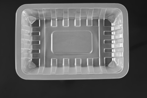 صواني تغليف بلاستيكية مستطيلة من مادة البولي بروبيلين وحاويات طعام نفطة