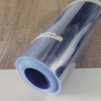 Rouleau de film PVC rigide bleu transparent de 250 microns pour emballage blister pharmaceutique