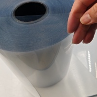 Glass clear PVC/PE film, food grade, heat-sealable