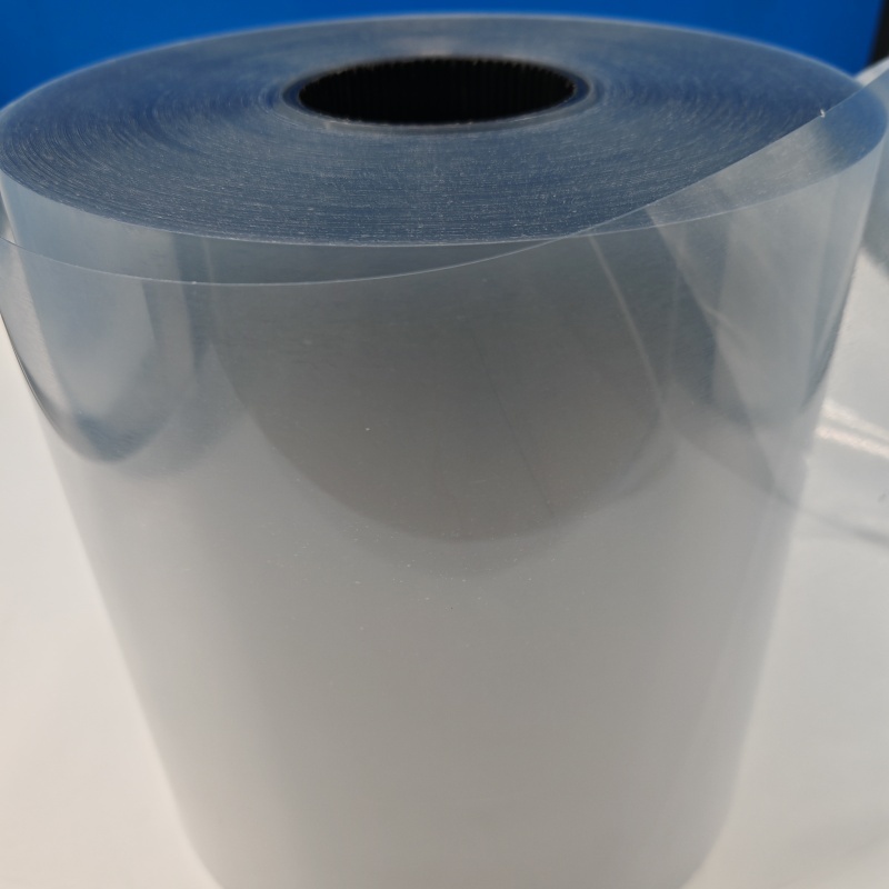 Glass clear PVC/PE film, food grade, heat-sealable