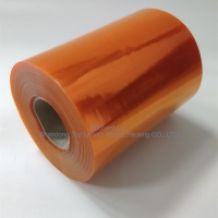 transparent orange color rigid pvc film for thermoforming