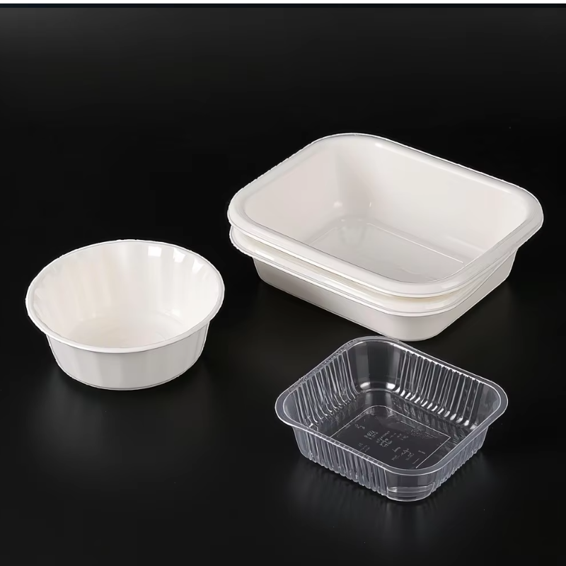 Compartment Biodegradable Cornstarch Tray