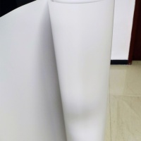 White plain PVC Sheet Roll for printing Laminate Wood Grain Furniture Films