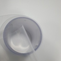 Transparent PVC/PE film for packaging liquids oral solutions