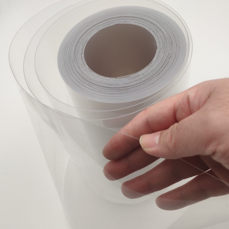 przezroczysta, bezbarwna, sztywna folia PVC do kontaktu z żywnością, do termoformowania