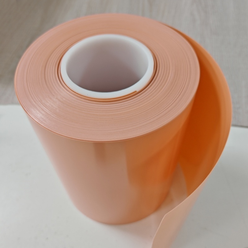 Filem Komposit PVC Opak Jingga dan PVDC 90gsm