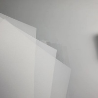 Transparent polypropylene sheets for folder covers