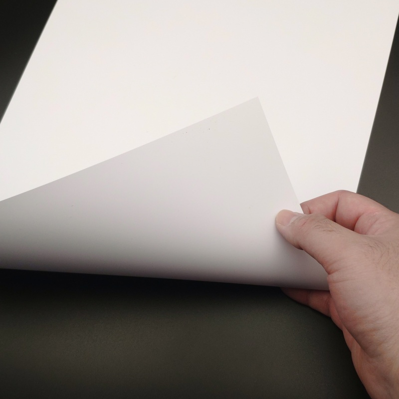 PVC overlay adhesive sheet 100 microns top layer for IC card