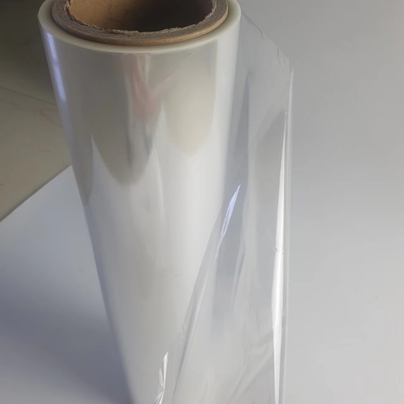 Pearlescent film with high flatness for printing (BOPP film)