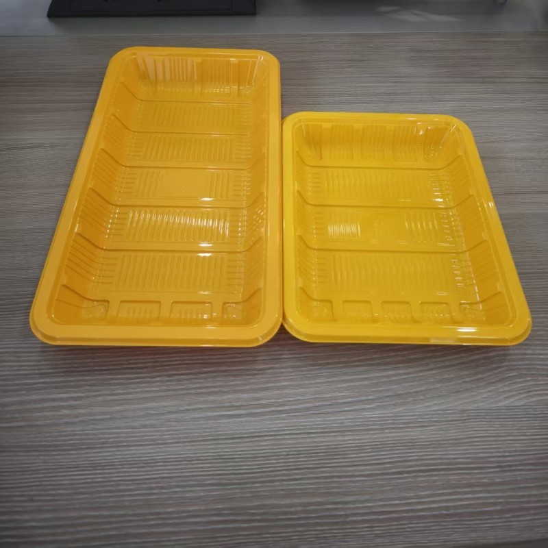 PET Plastic Colored Mushroom & Pet Food Packaging Tray