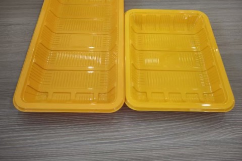 PET Plastic Colored Mushroom & Pet Food Packaging Tray