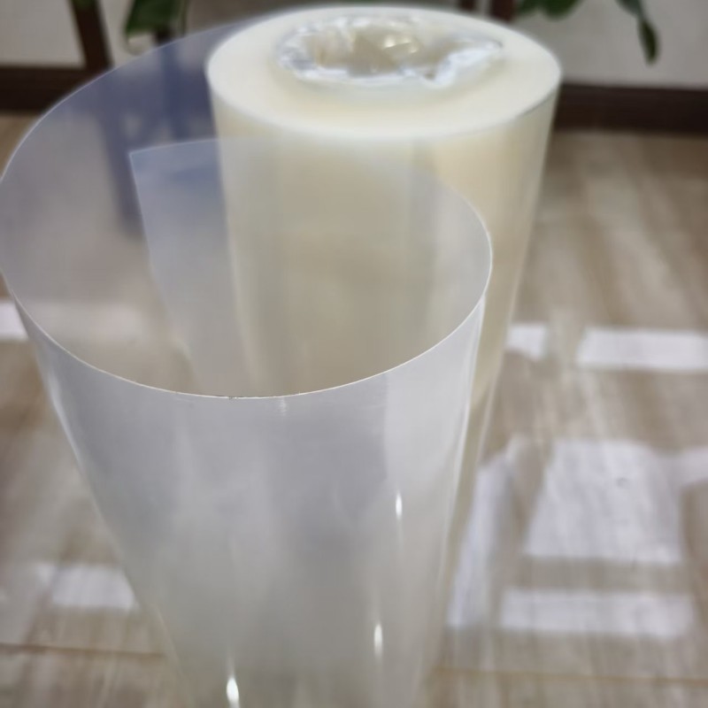 Biologiskt nedbrytbar polylaktisk transparent PLA-krympfilm