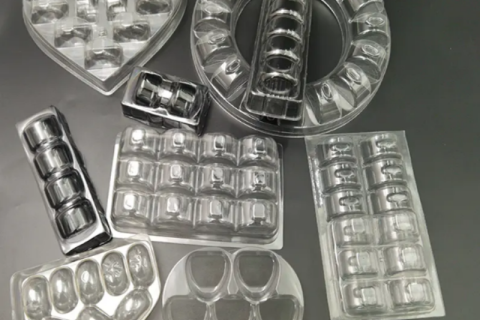 Блистерная упаковка для шоколада из ПЭТ/ПС/ПП, внутренний лоток