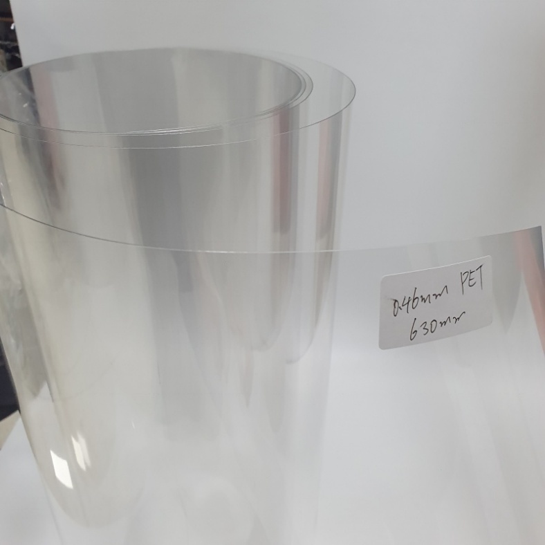 لفة غشاء RPET صالح للاستخدام مع المواد الغذائية لتغليف البليستر