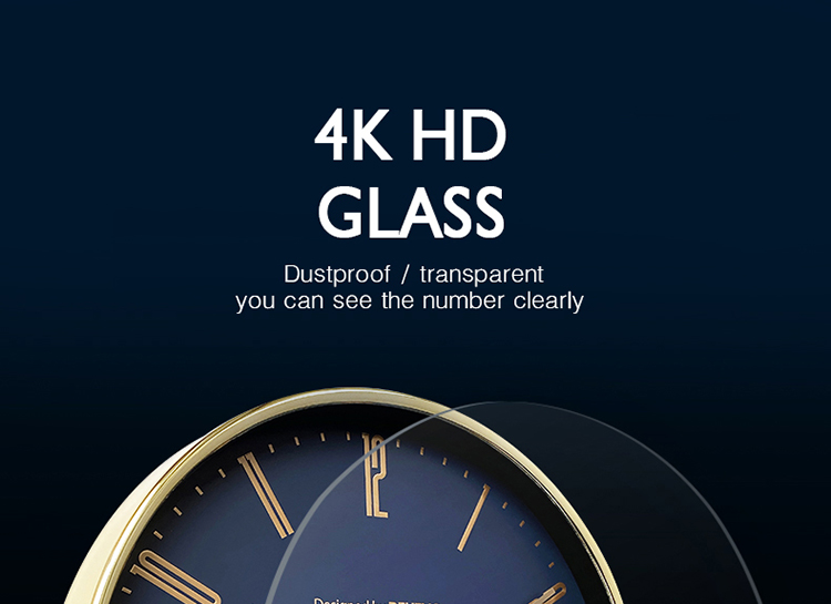 Moderne digitale LCD-Uhr mit Thermometer