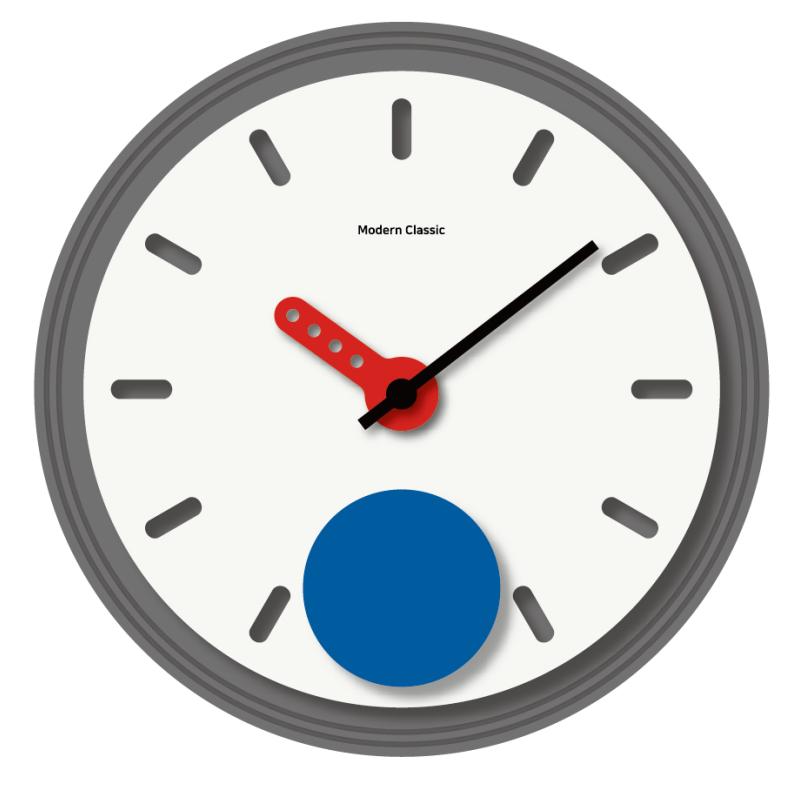 Moderne FSC-Wanduhr aus Holz