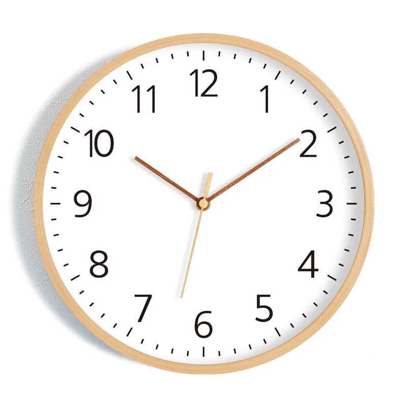 Holzwanduhr für Wohnzimmer