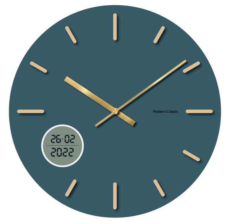 Stilvolle Wanduhr aus MDF-Holz