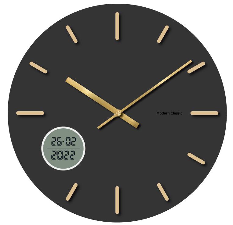 Stilvolle Wanduhr aus MDF-Holz