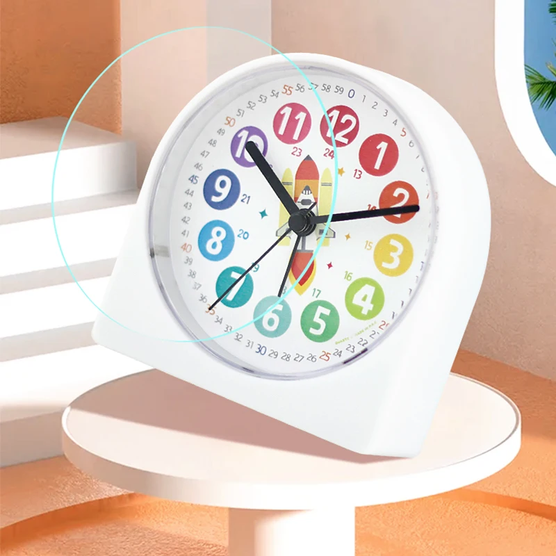 ساعة طاولة ليلية صامتة أنيقة وبسيطة