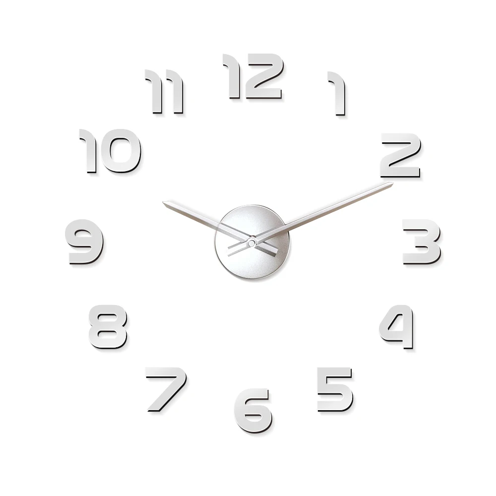 DIY Aufkleber-Wanduhr