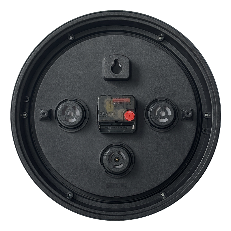 Benutzerdefinierte Retro wasserdichte Wanduhr mit Thermometer