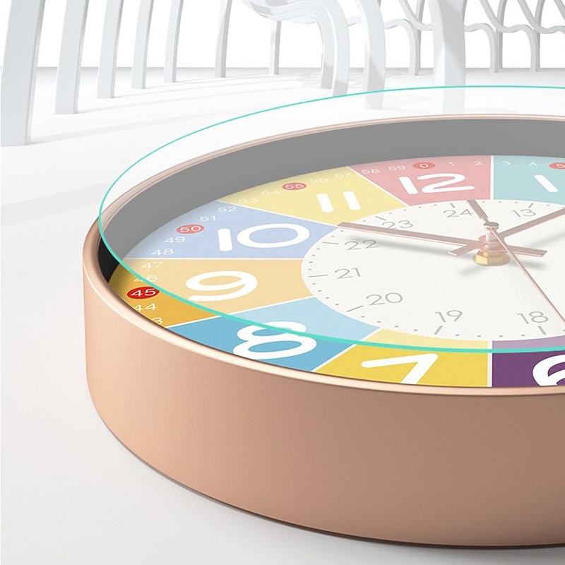 Lernuhr für Kinder, Lernen, Erziehen, benutzerdefinierte Wanduhr