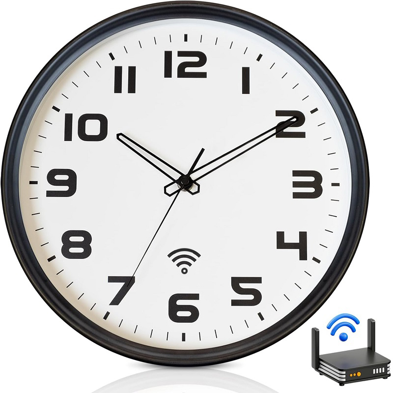 2024 neue WiFi Wanduhr für Wohnzimmer