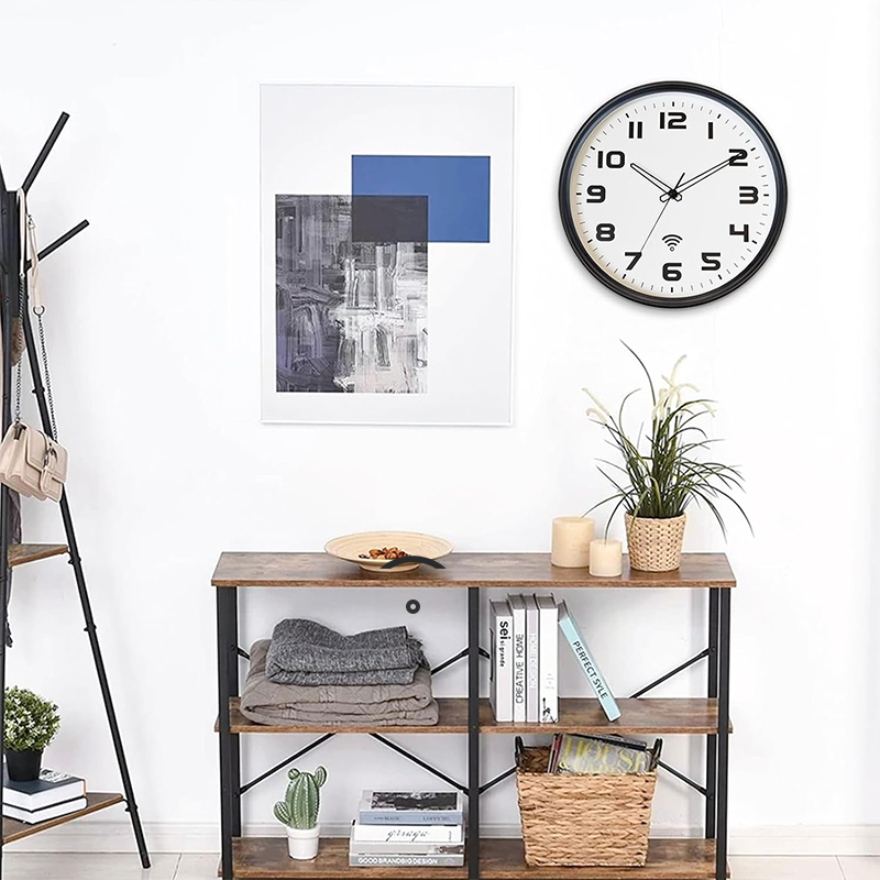2024 neue WiFi Wanduhr für Wohnzimmer