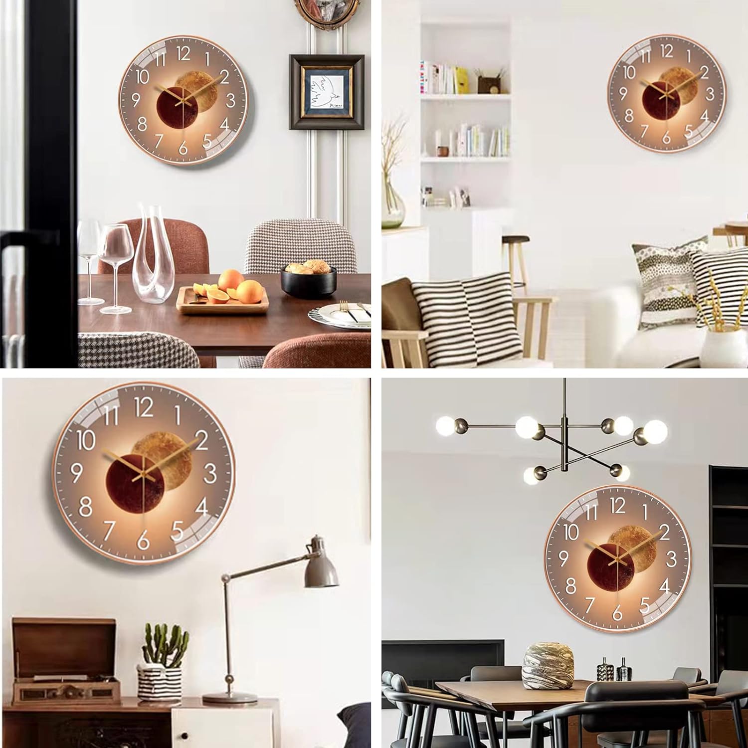 Nordische Modeuhr für das Wohnzimmer