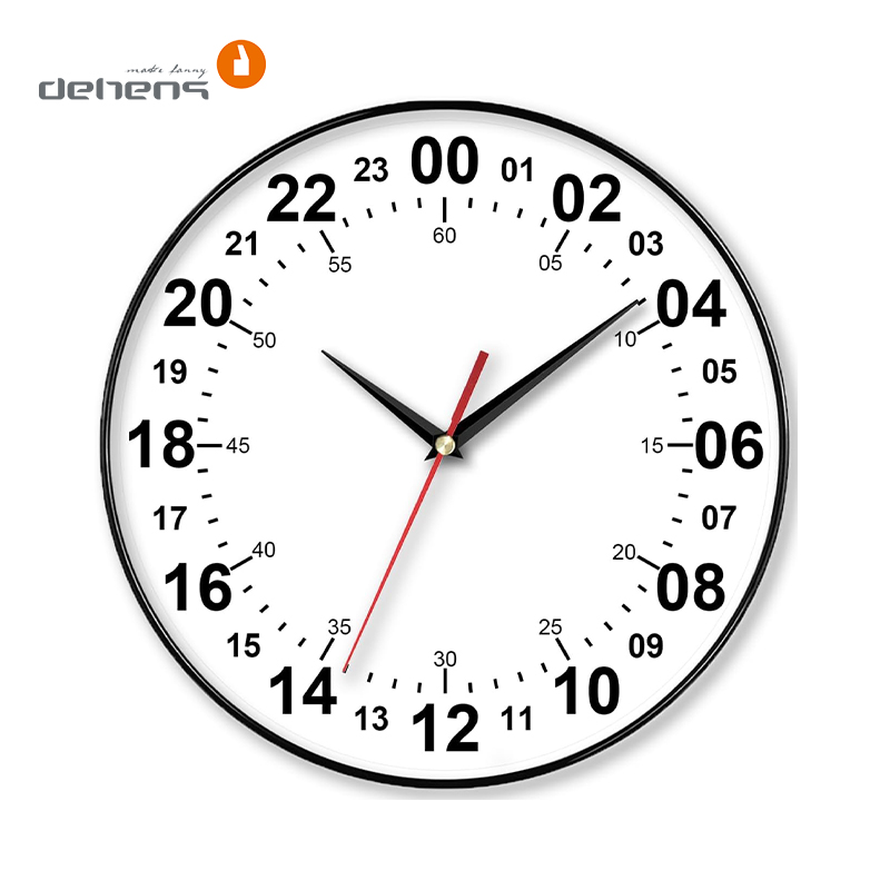 24-Stunden-Wanduhr