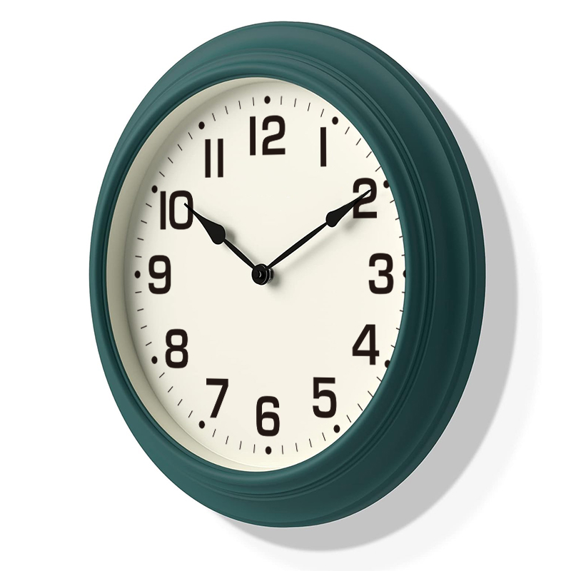 16 Zoll grüne Vintage-Wanduhr