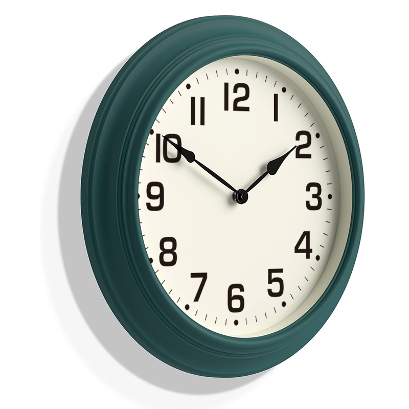 16 Zoll grüne Vintage-Wanduhr