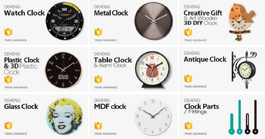 plastic wall clock