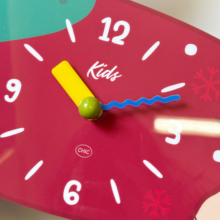 Dog design anime wall clock