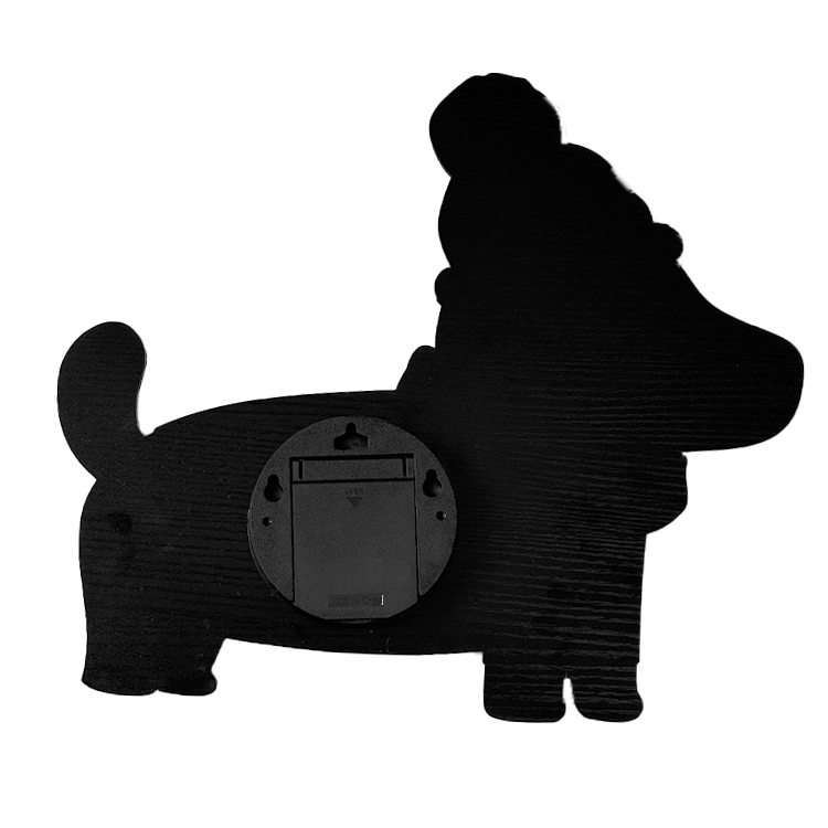 Dog design anime wall clock